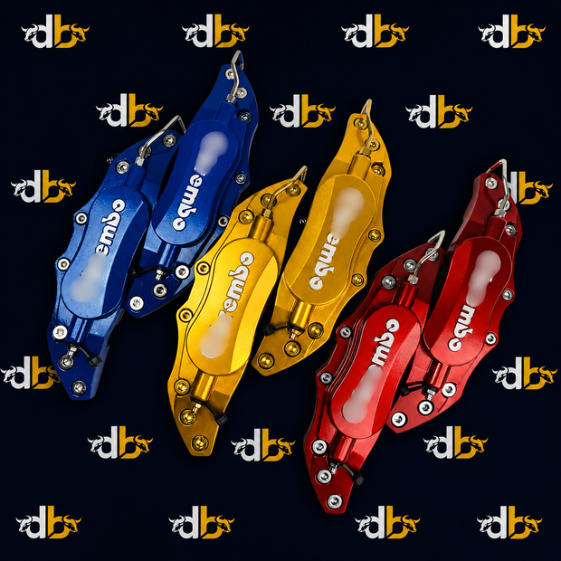 Performance Brake Caliper Covers | Aluminum Protector Set (14–15" Wheels)