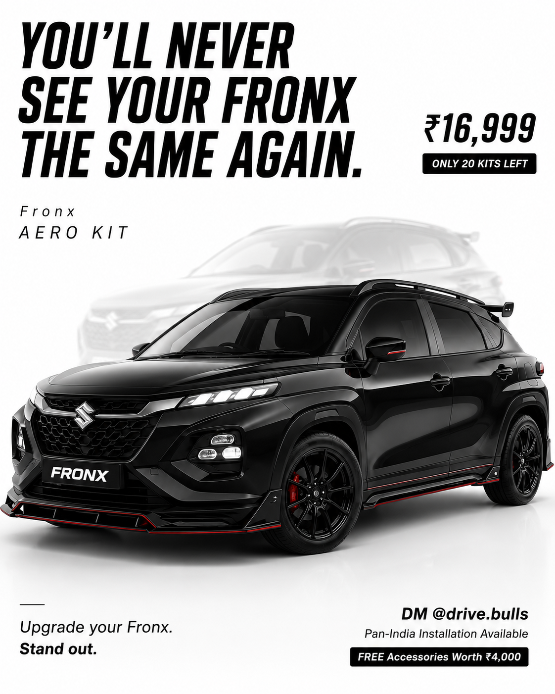 Fronx Aero Kit — Booking Advance