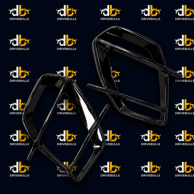 Volkswagen Virtus Fog Lamp Grille | Black & Carbon Fiber