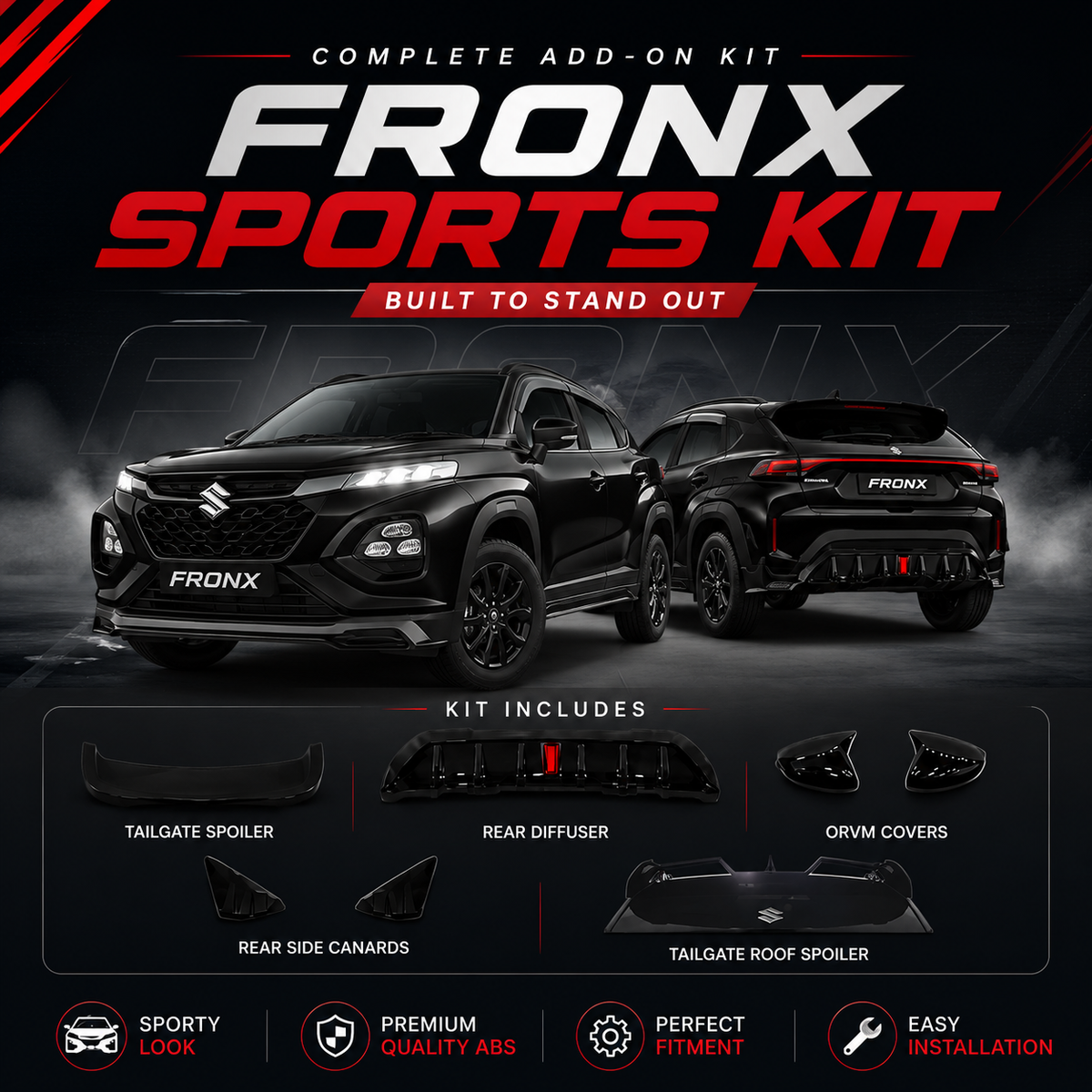 Fronx Aero Kit — Booking Advance