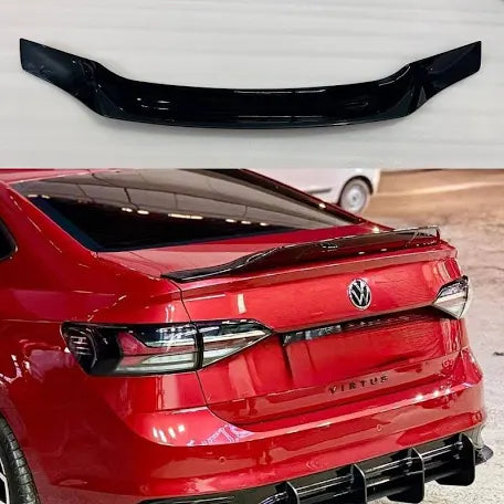 Volkswagen Virtus Ducktail Spoiler | Premium ABS Rear Lip Wing