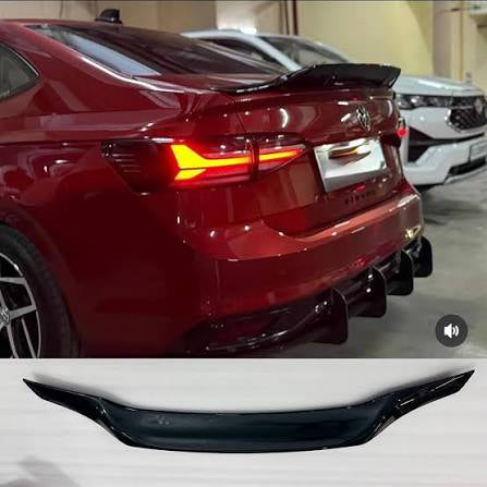 Volkswagen Virtus Ducktail Spoiler | Premium ABS Rear Lip Wing