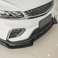 Universal 3 Pc Front Gloss Black Splitter | ABS