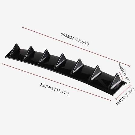 Sedan Universal 7 Fin Diffuser | ABS