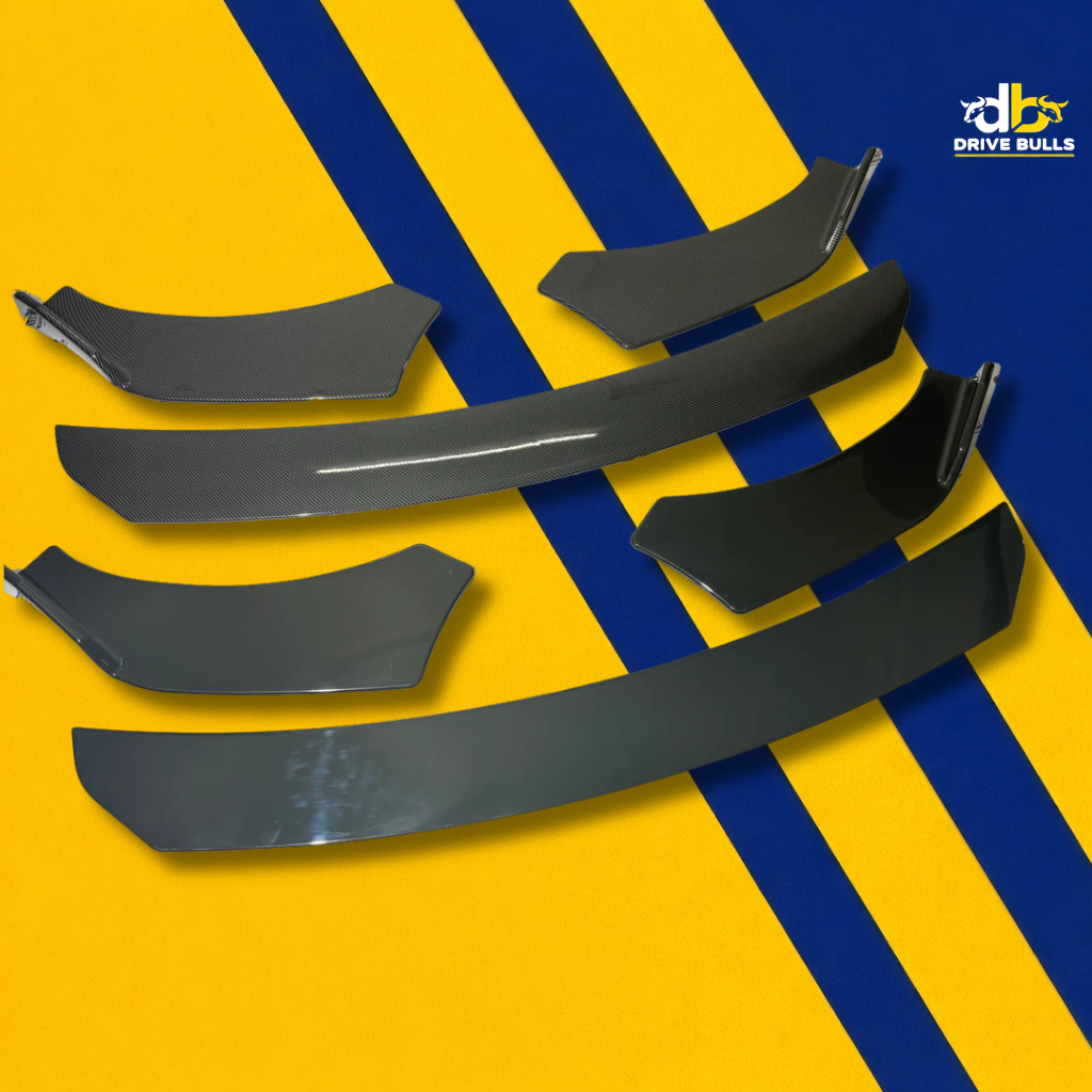 Universal 3 Pc Front Gloss Black Splitter | ABS