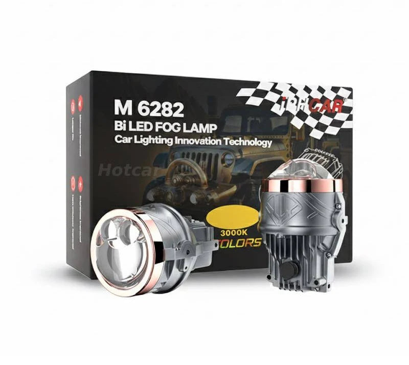 Tri-Color Projector Fog Lamps (3 Inch) | High-Visibility Upgrade